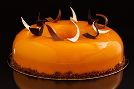 香橙镜面蛋糕